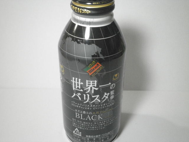 【缶コーヒー】：「ダイドーブレンド BLACK 世界一のバリスタ監修」を飲む！